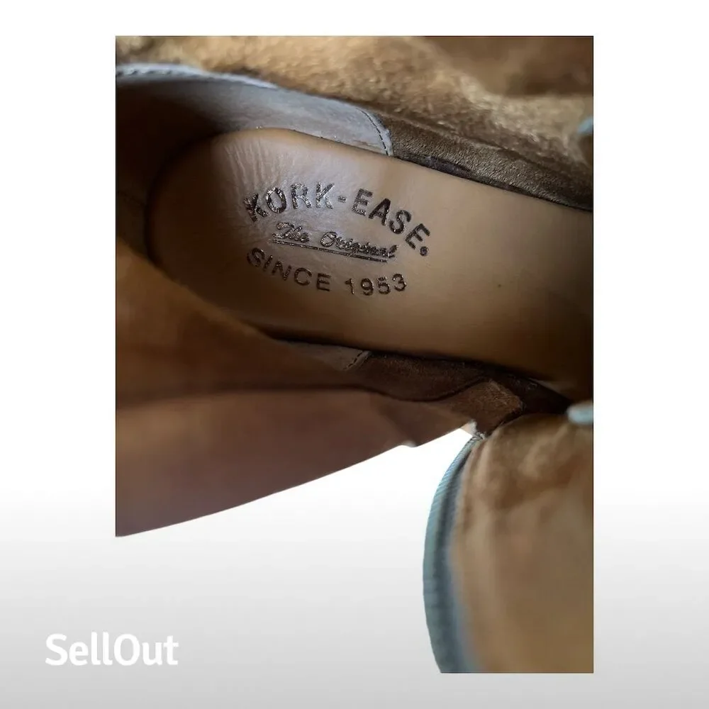 Kork-Ease Women's Green Suede Ankle Boots Size 9 Casual Block Heel - Picture 5 of 7